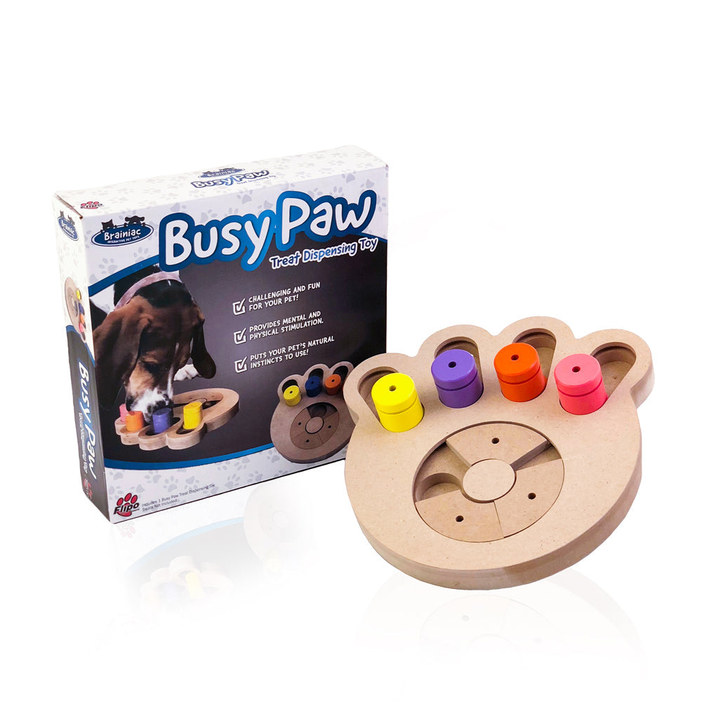 Brainiac Busy Paw Juguete Interactivo para Mascotas