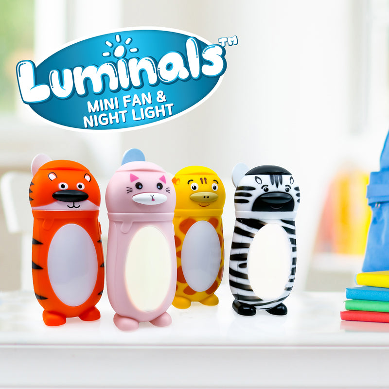 Luminals™ Mini Ventilador y Luz Nocturna LED