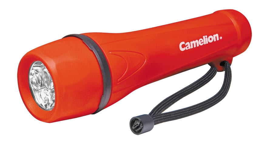 Deal 2 For $10: 2 Camelion TravLite 3 LED Rubber Flashlight