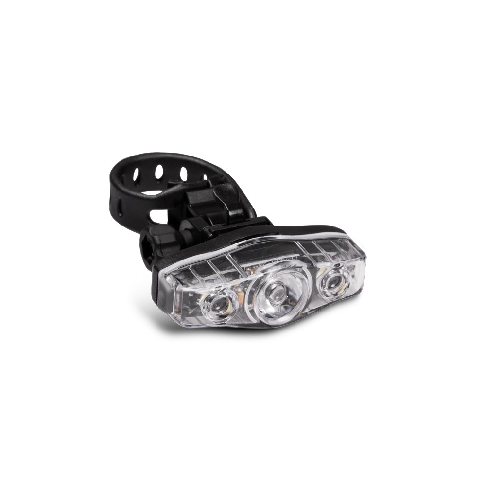 Camelion S207W | Luz de seguridad LED delantera para bicicletas que funciona con batería