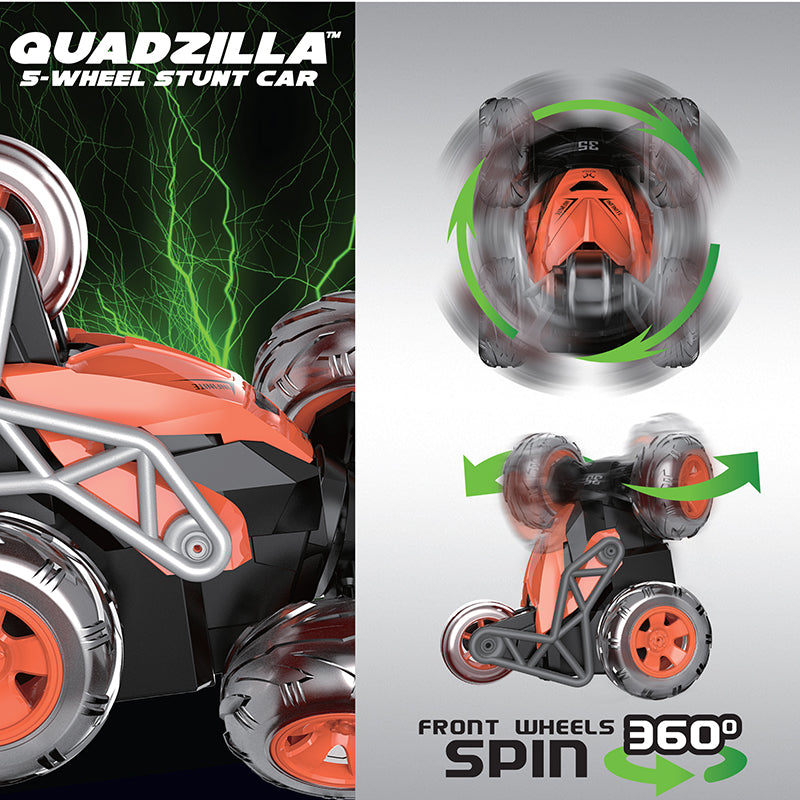 Quadzilla | 5-Wheel RC Stunt Car