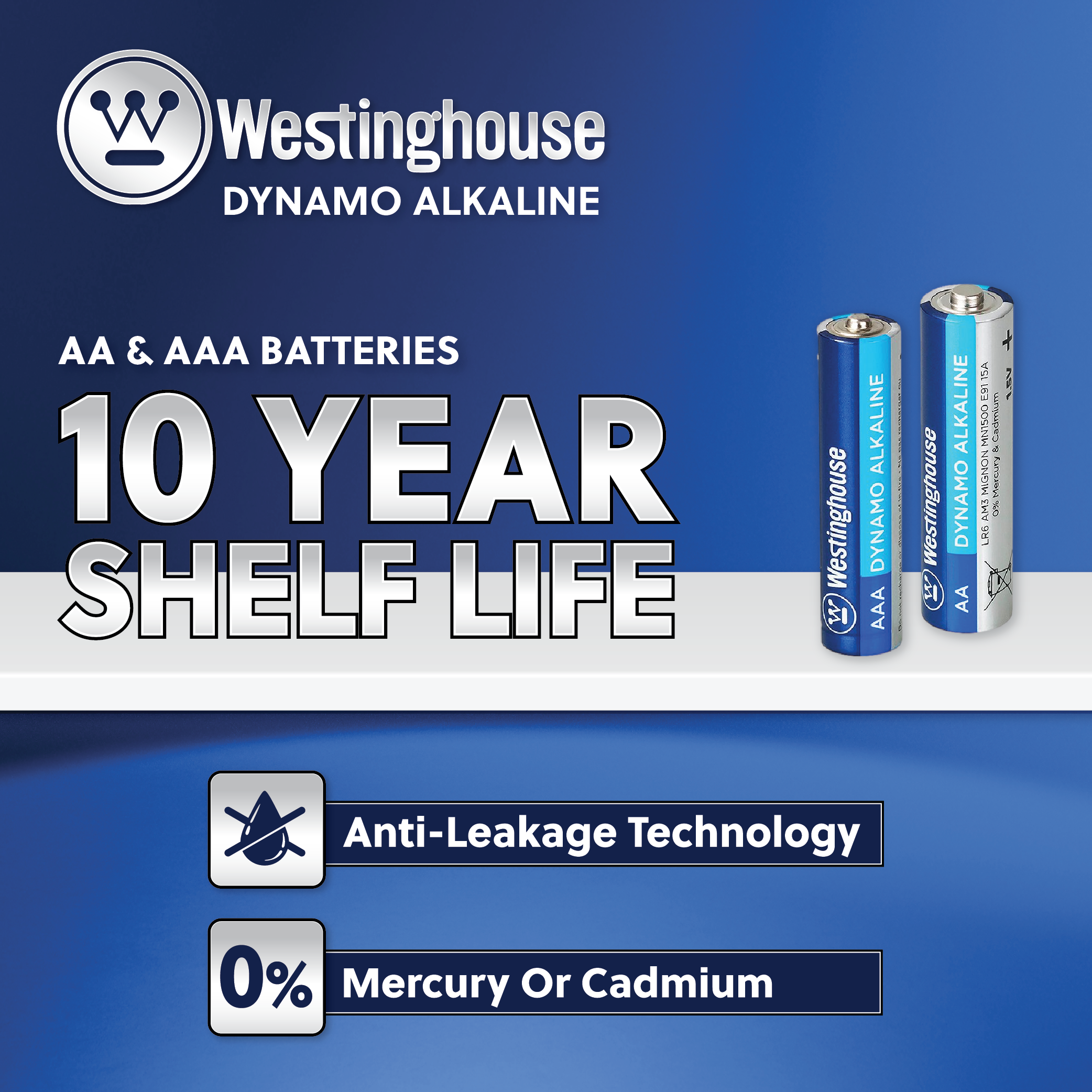 Westinghouse AAA Dynamo Alkaline (múltiples opciones de embalaje)