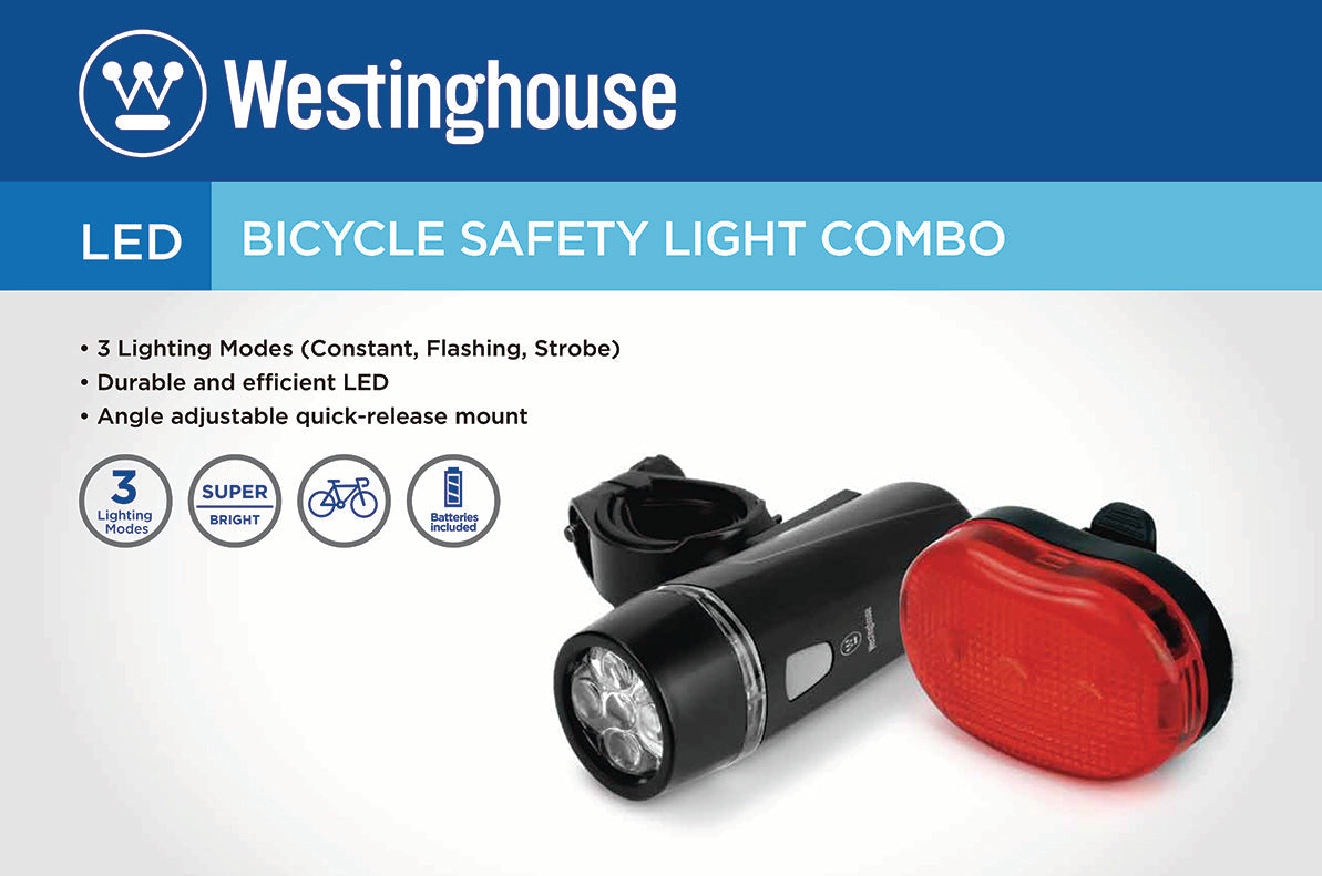 Westinghouse Front & Rear Bike Safety Lights