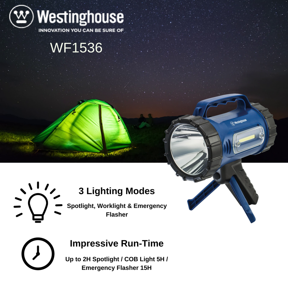Westinghouse 3-in-1 Search Light, Area Light, and Mobile Power