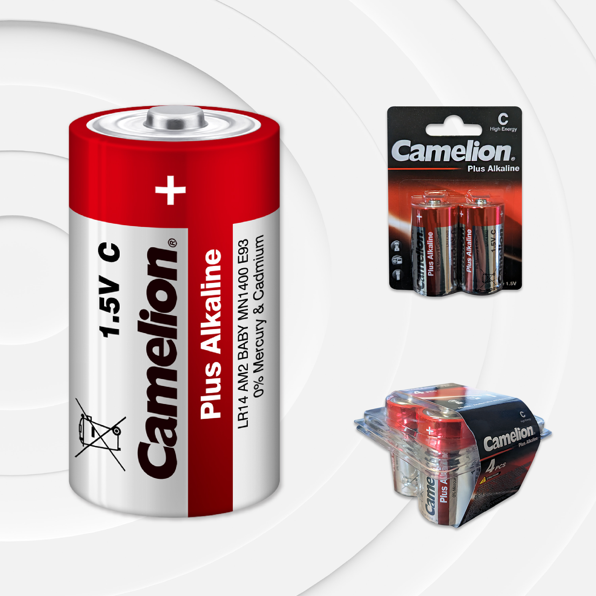 Camelion C Plus Alkaline (Multiple Packaging Options)