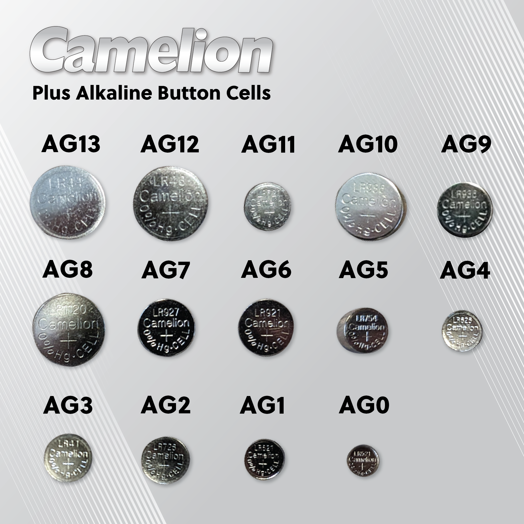 Camelion AG4 / 377 / LR626 Batería de botón de 1,5 V (dos opciones de embalaje)
