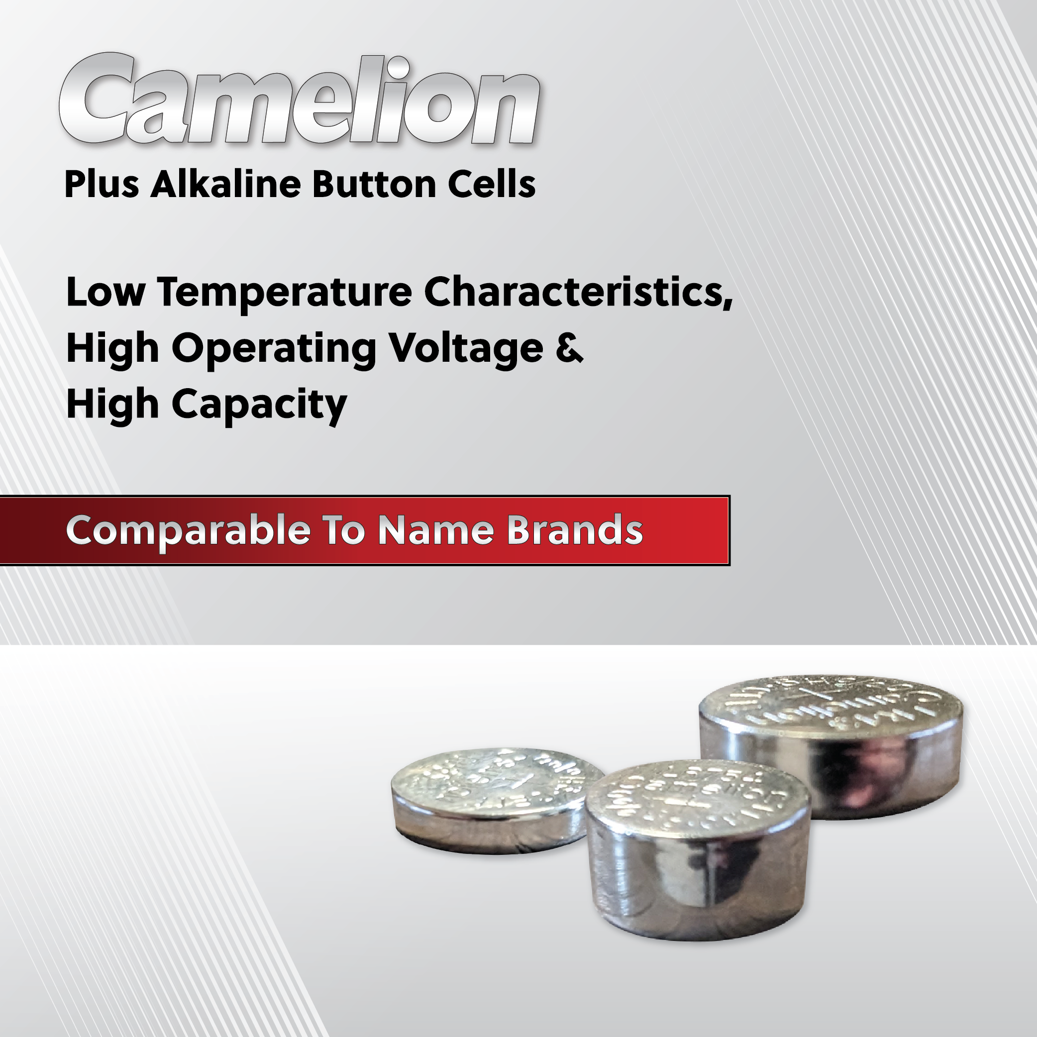 Camelion AG0 / 379 / LR521 1.5V Button Cell Battery (Two Packaging Options)