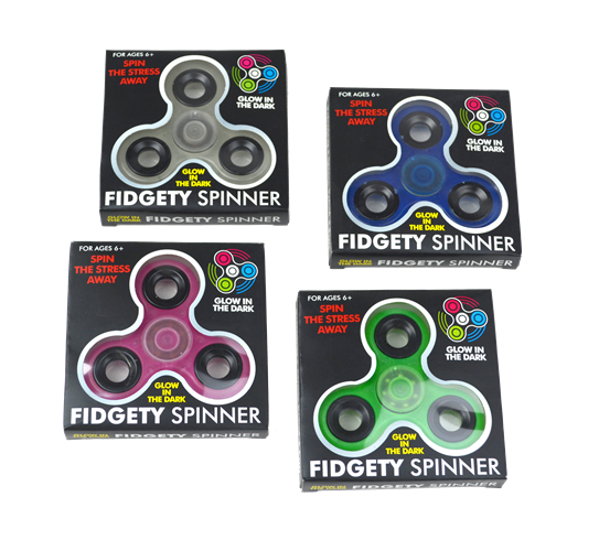 Fidget Spinner que brilla en la oscuridad