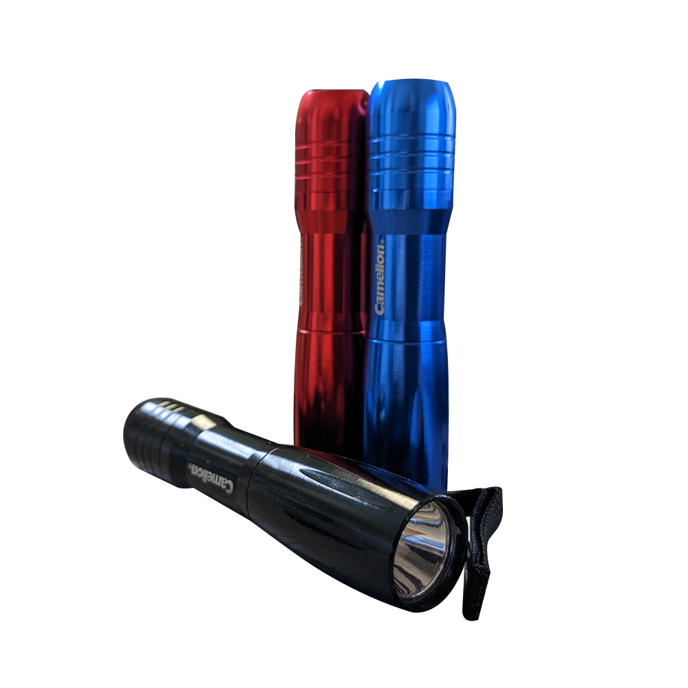 Deal 3 For $10: 3 Camelion .5 Watt Pocket LED Flashlight (Assorted Colors)