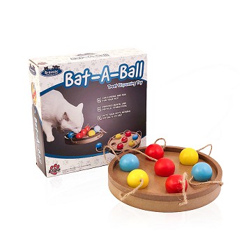 Brainiac Bat-A-Ball Juguete Interactivo para Mascotas