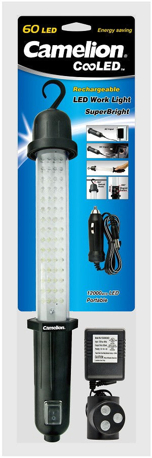 60 LED Portable Rechargeable Work Light