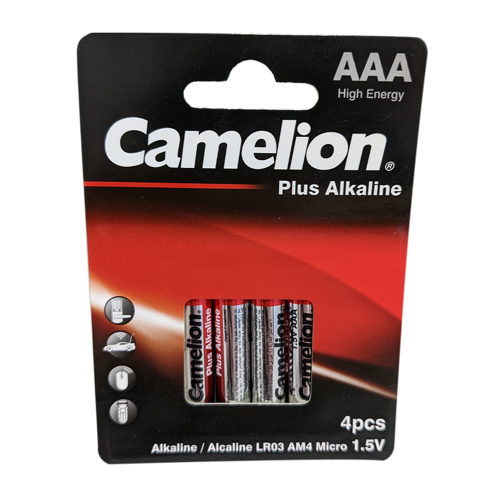 Camelion AAA Plus Alkaline (Multiple Packaging Options)