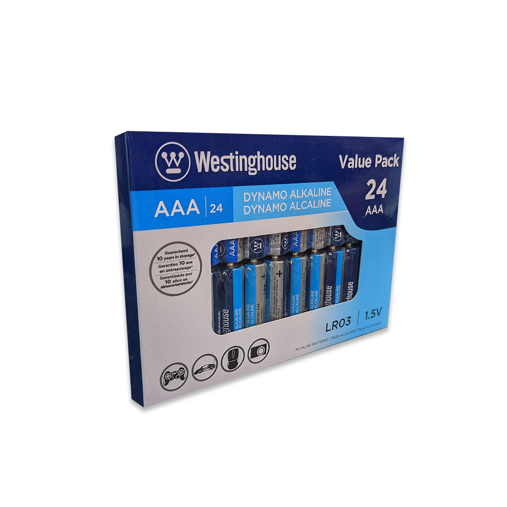 Westinghouse AAA Dynamo Alkaline (múltiples opciones de embalaje)