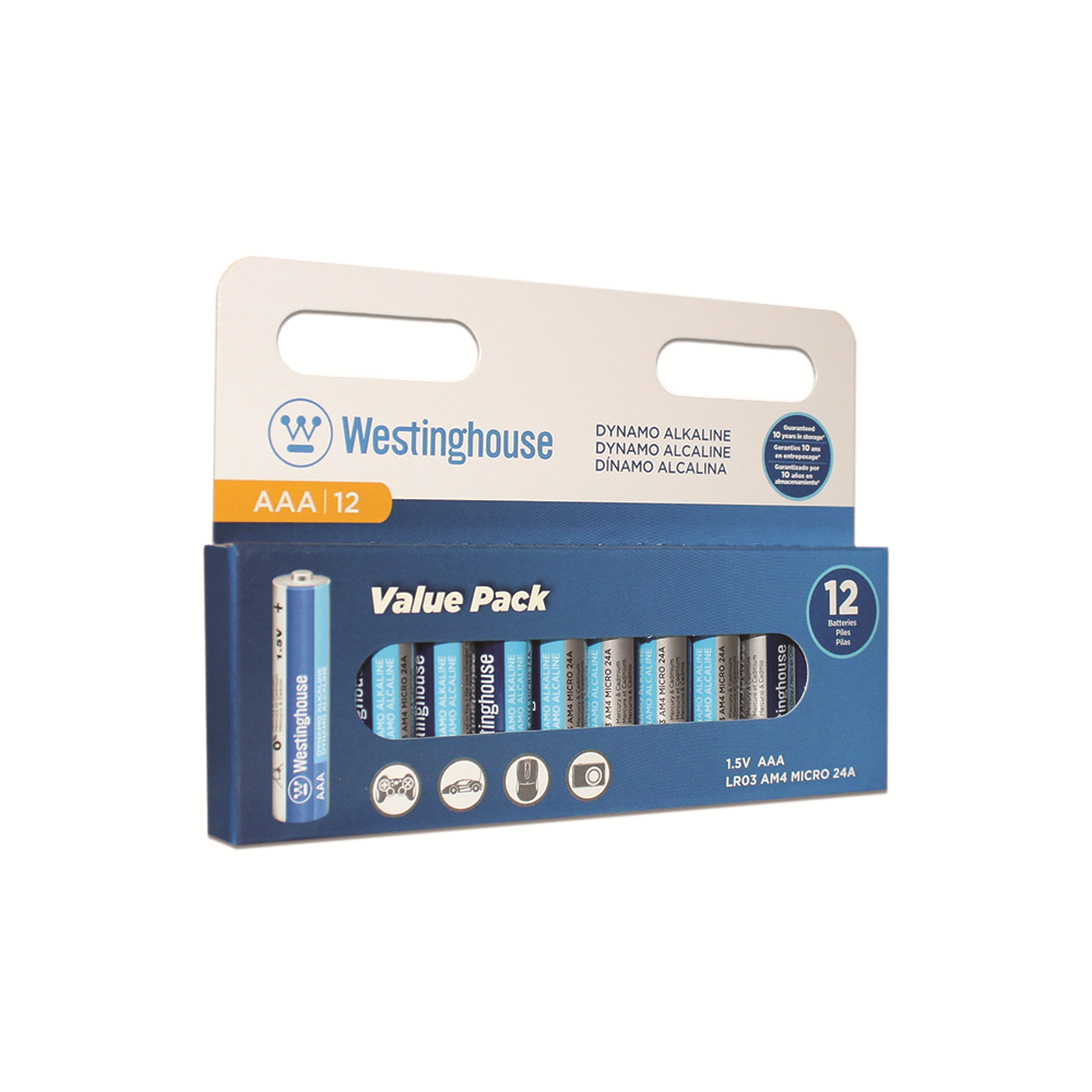 Westinghouse AAA Dynamo Alkaline (Multiple Packaging Options)