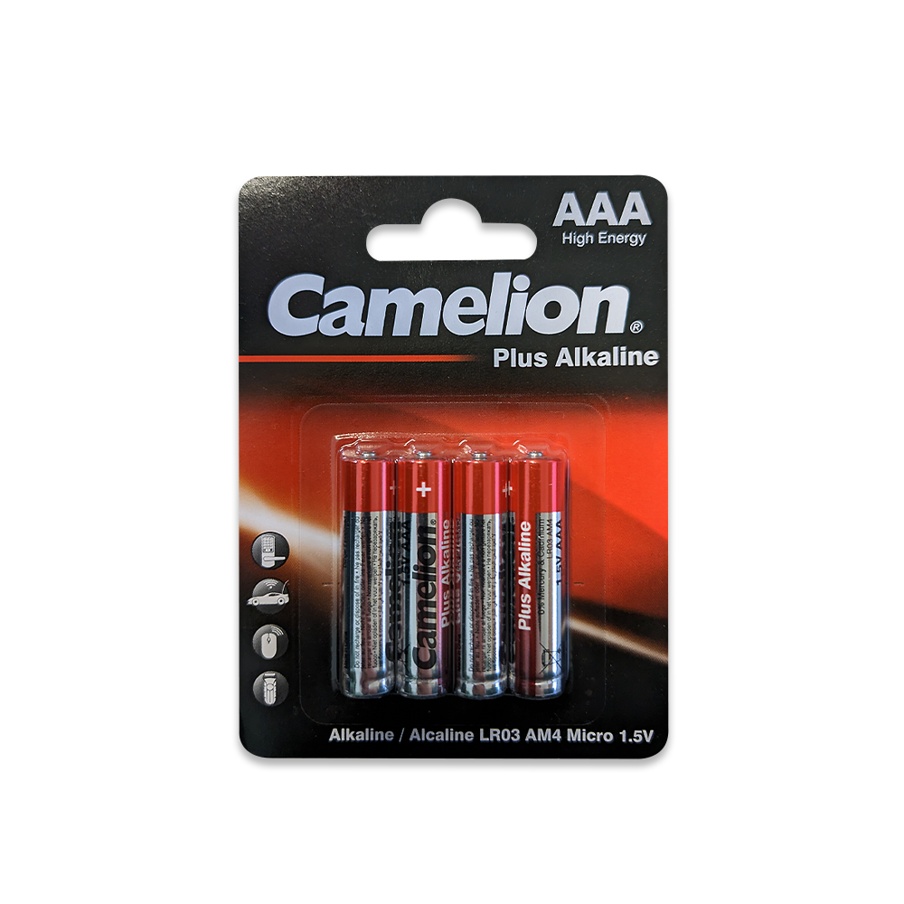 Camelion AAA Plus Alkaline (Multiple Packaging Options)